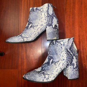 Steve Madden Snake Booties
